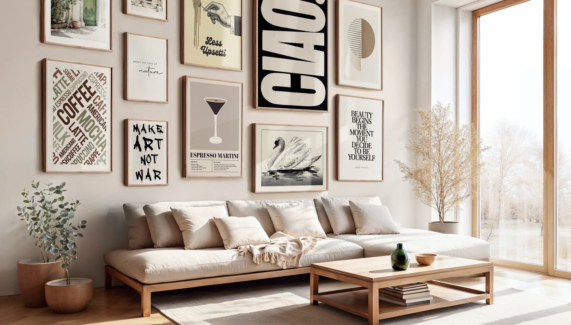 Posters with text prints Posters